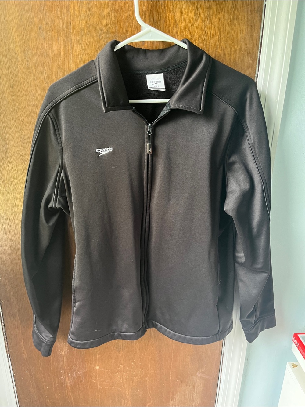 Speedo Black Full-Zip Track Jacket